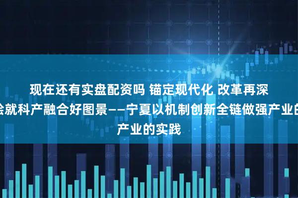 现在还有实盘配资吗 锚定现代化 改革再深化丨绘就科产融合好图景——宁夏以机制创新全链做强产业的实践